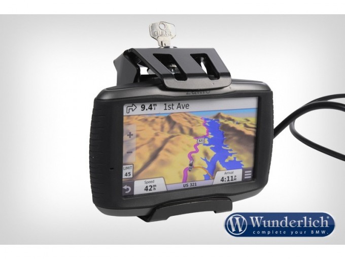Кронштейн крепления для GARMIN ZUMO 590/595 Wunderlich - черный