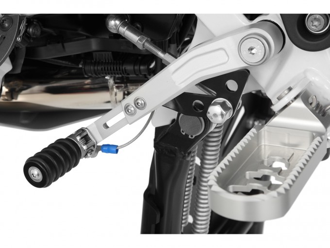 Важіль перемикання передач Wunderlich "CLEVER LEVER" для BMW R1200/1250GS/Adventure - регульований - срібло