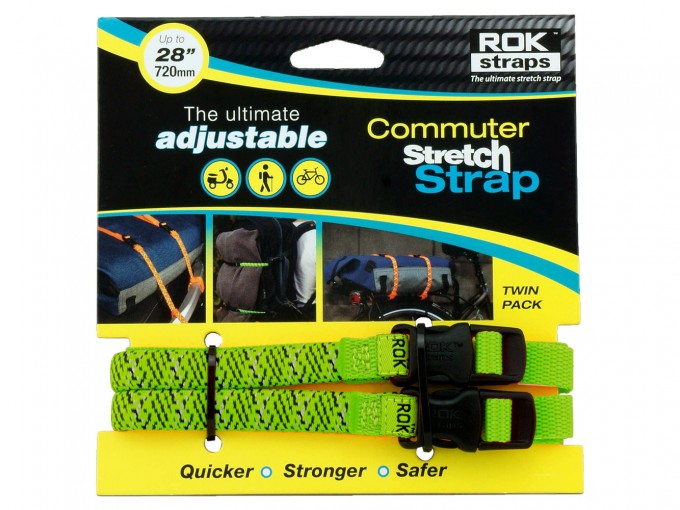 Ремни Rokstraps Strap It зеленый 28-72 см с петлями