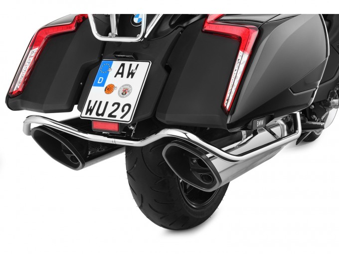 Захисні дуги для кофрів Wunderlich для BMW К1600B / Grand America - хром