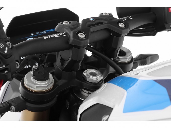 Проставка руля Wunderlich "SPORTERGO" для BMW S1000R - 25 мм - черная