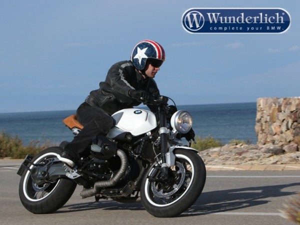 Держатель номера с подсветкой для BMW RnineT