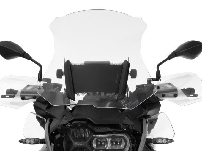 Вітрове скло Wunderlich "MARATHON" для BMW R1200/1250GS/Adventure - з кронштейнами - прозоре