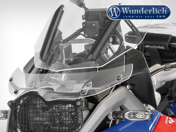 Вітрове скло Wunderlich для BMW R1200/1250GS/Adventure - додаткове - прозоре