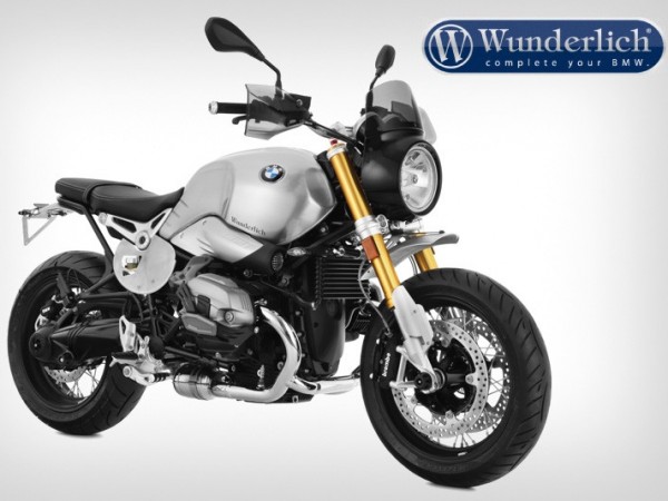 Крило переднє Wunderlich Classic - високе - сріблясте