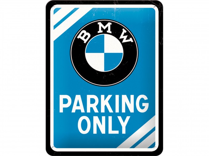 Металева табличка BMW "PARKING ONLY"
