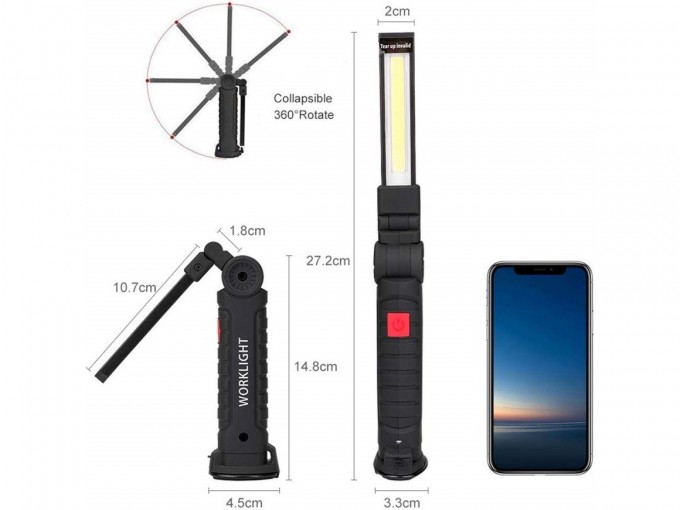 Ліхтарик USB / SMD-LED WL52