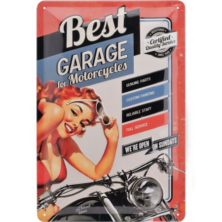 Металлическая табличка "Best Garage"