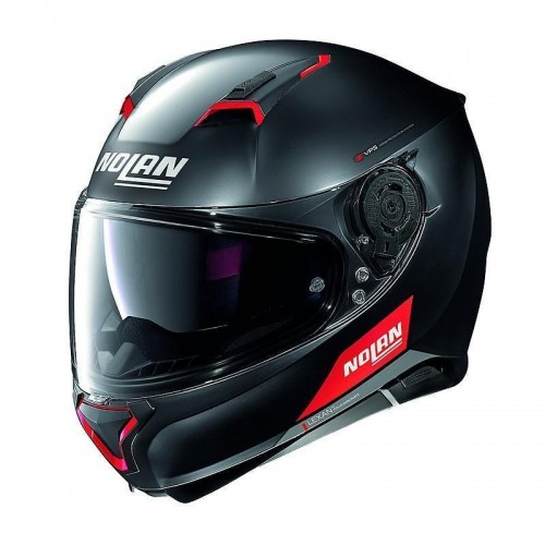 Шолом Nolan N87 EMBLEMA BLACK-RED