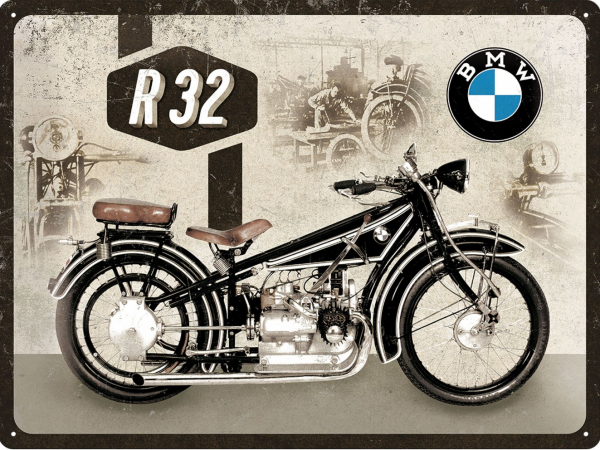 Табличка металева "BMW R32"