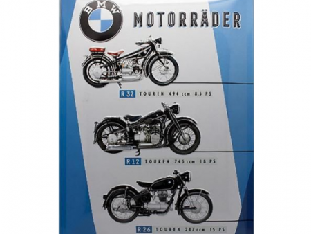 Металева табличка BMW "Bikes"