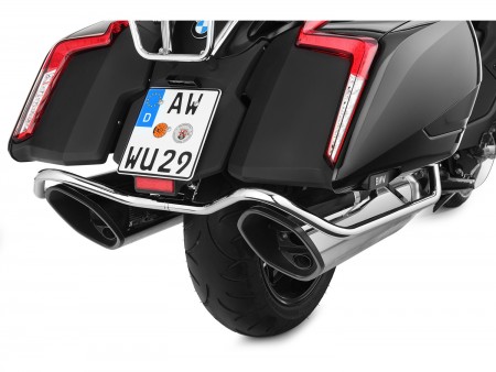 Захисні дуги для кофрів Wunderlich для BMW К1600B / Grand America - хром