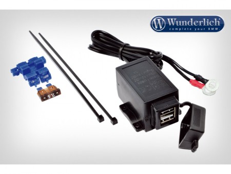 Двойное зарядное устройство USB 2 / 1A Wunderlich