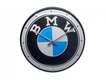 Настінний ретро-годинник з логотипом BMW
