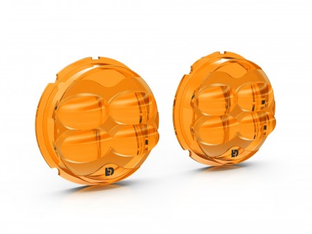 Комплект лінз Denali D3 Fog Light для протитуманних фар - бурштин
