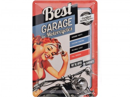 Металева табличка "Best Garage"