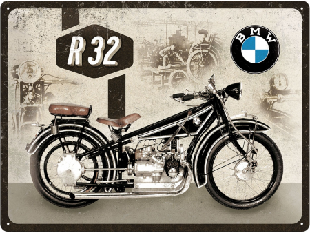 Табличка металева "BMW R32"